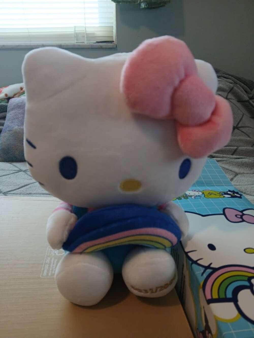 Hello Kitty Rainbow Anniversary Plush – Limited Edition – NEW in Box - Picture 4 of 6